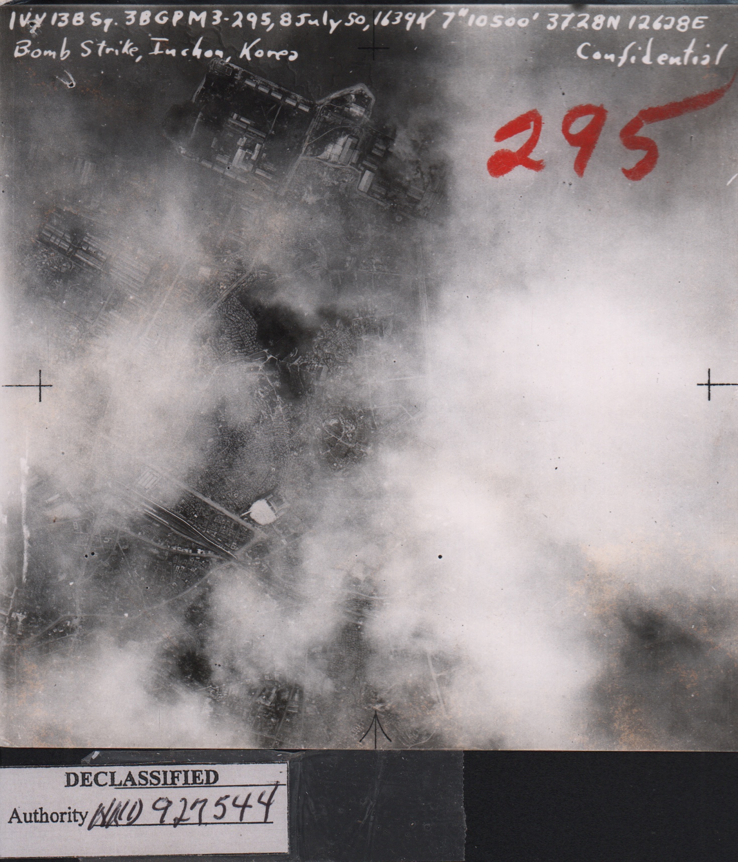 Bomb Strike, Inchon, Korea